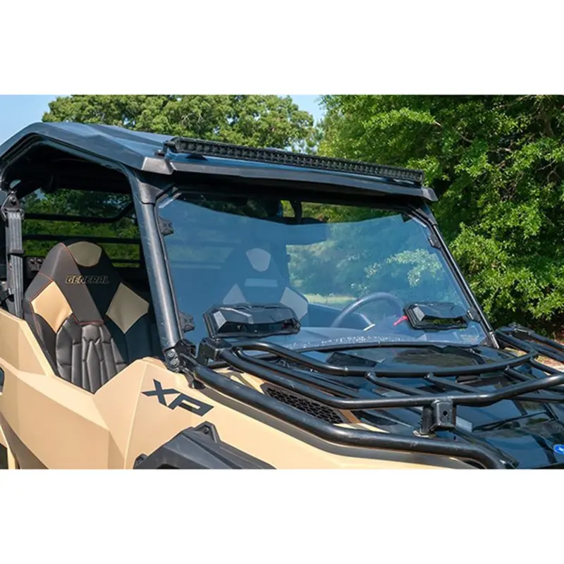 Seizmik '16-'26 Polaris General 1000 Versa-Vent Scratch Resistant Hard Coated Windshield Kit 1