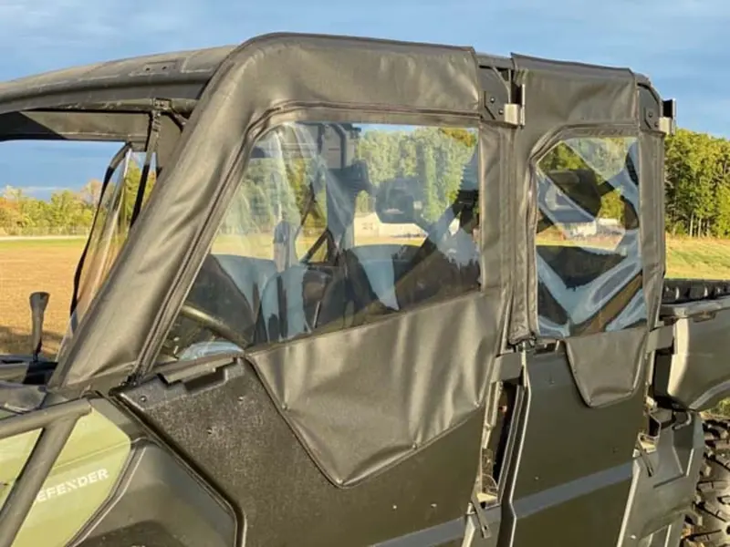 Seizmik '17-'22 Can-Am Defender Max Soft Upper Doors With Zipper 1