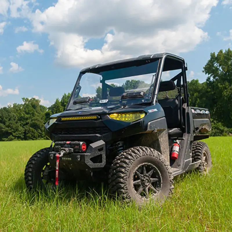Seizmik '17-'26 Polaris Ranger Xp 1000 Full-Size Flip Up Versa Vent Windshield 1