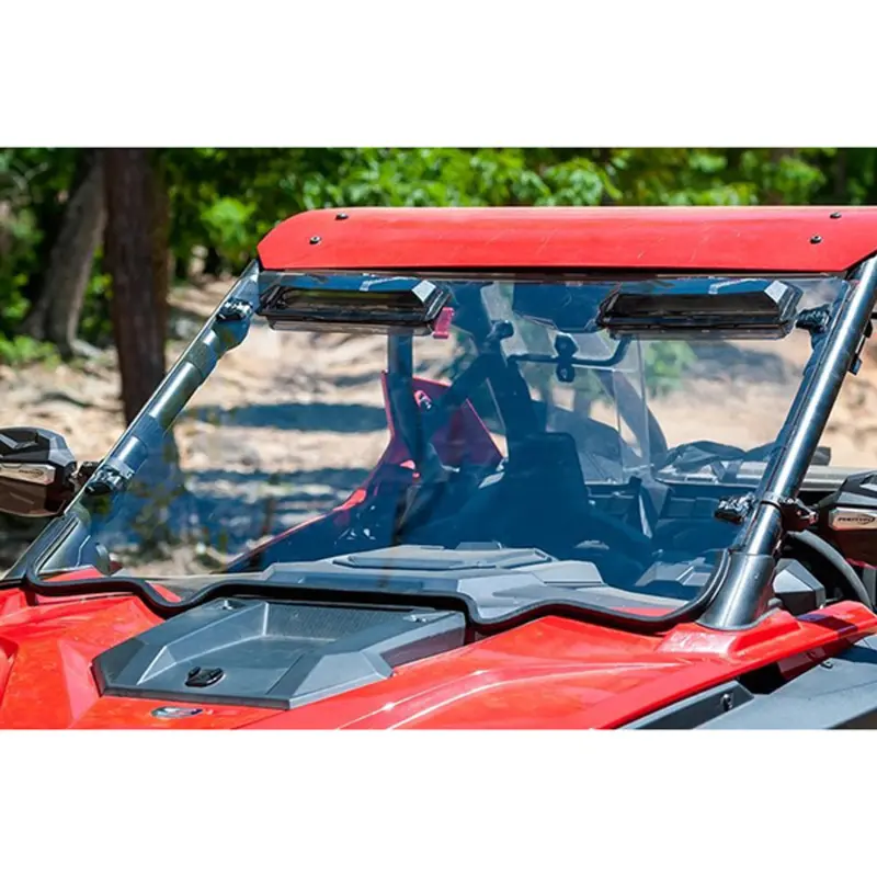 Seizmik '20-'24 Polaris Rzr Pro Xp Toolless Versa-Vent Scratch Resistant Hard Coated Windshield Kit 1