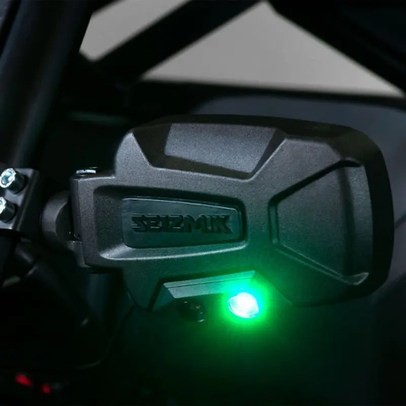 Seizmik '94-'25 Yamaha Wolverine Rmax 4 Pursuit Night Vision Series Side View Mirrors W/ 2" Clamp 2