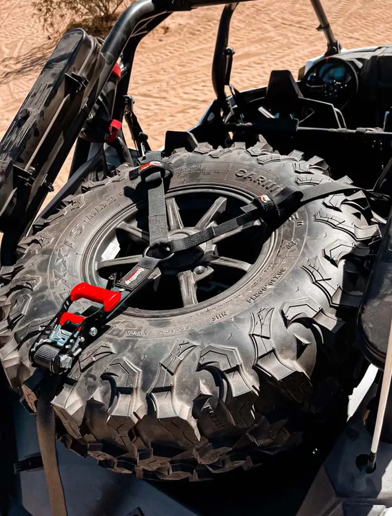 Speed Strap 1.5″ 3-Point Spare Tire Tie-Down With Swivel Hooks 2