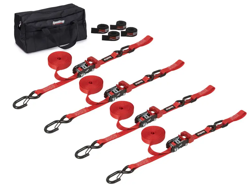 Speed Strap 1” Heavy Duty Motorcycle/Atv Tie-Down Kit 2