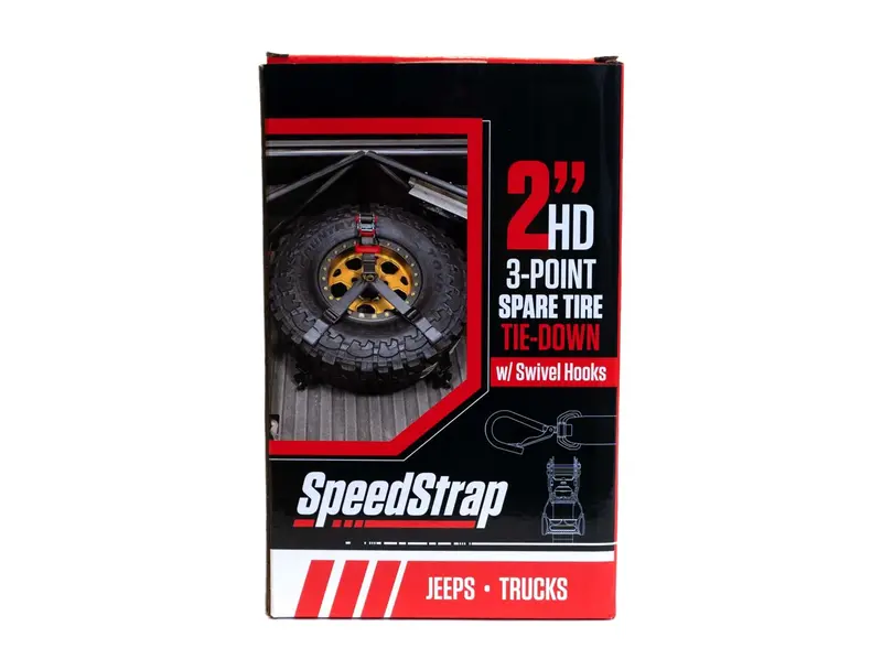 Speedstrap 2″ Hd 3-Point Spare Tire Tie-Down With Swivel Hooks 2