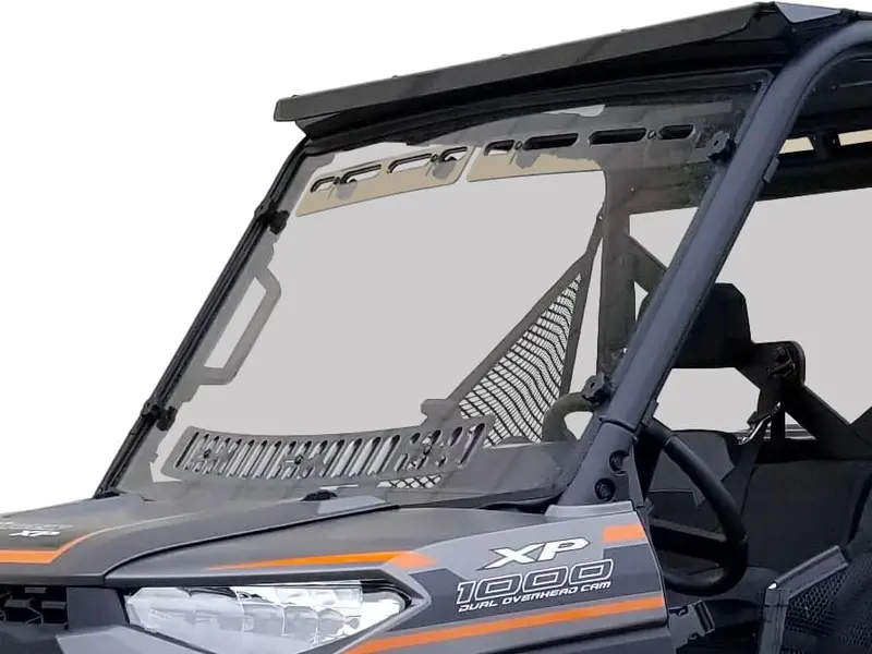 Spike '13+ Polaris Ranger Full-Size Scratch Resistant Multi-Vent Windshield 1