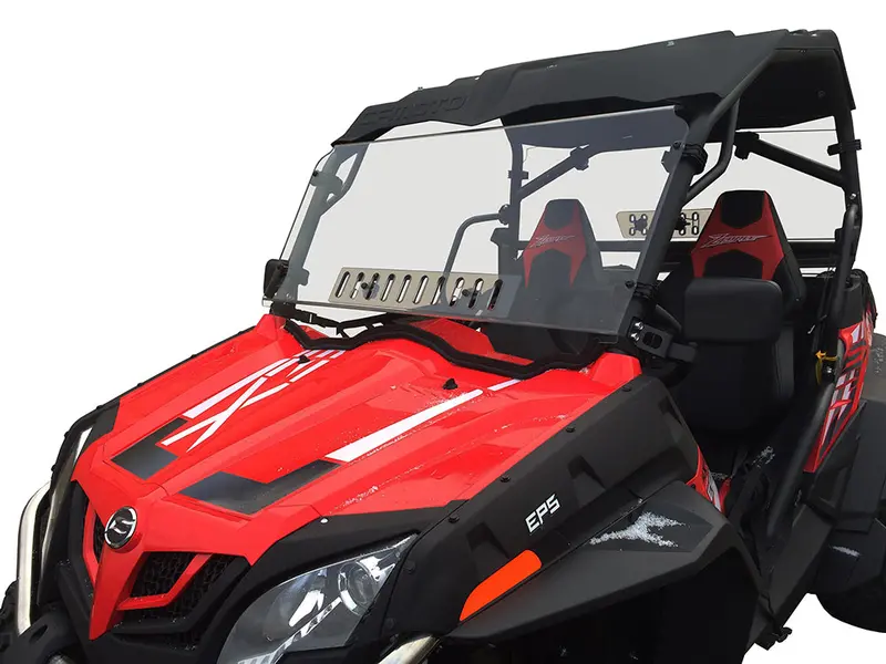 Spike '15-'23 Cf Moto Z Force Full Venting Windshield - Hard Coated 1