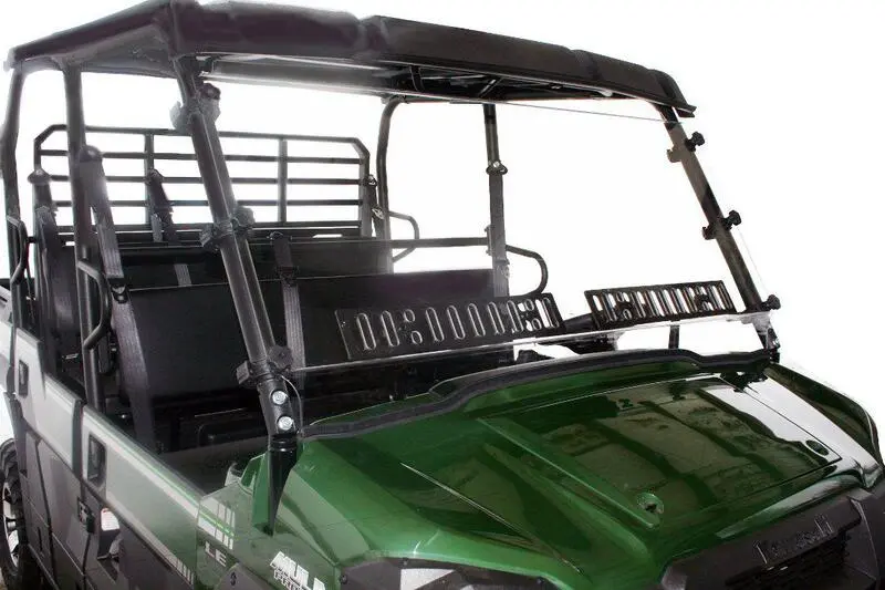 Spike '15+ Kawasaki Mule Pro-Fx & Fx/T Windshield With Dual Vents - Hard Coated 1