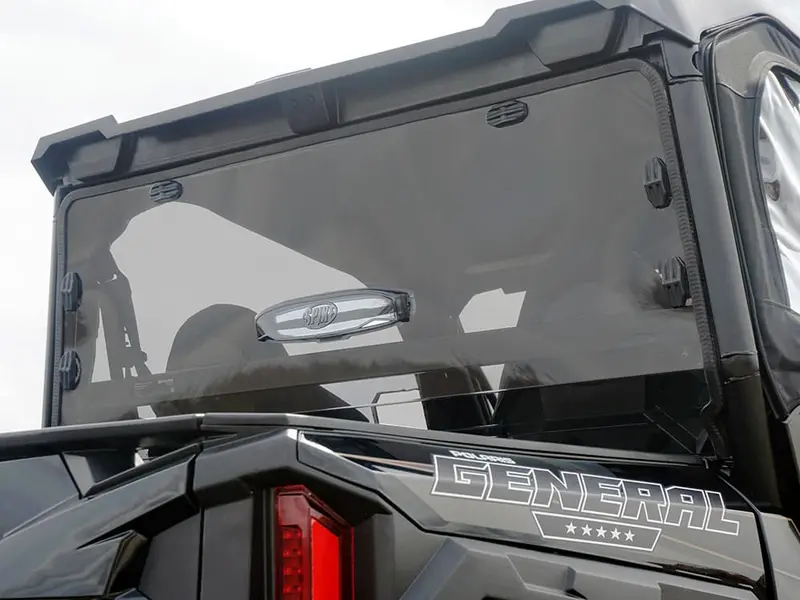 Spike '16-'25 Polaris General Trr Tinted Rear Windshield With Vent-Gp 1