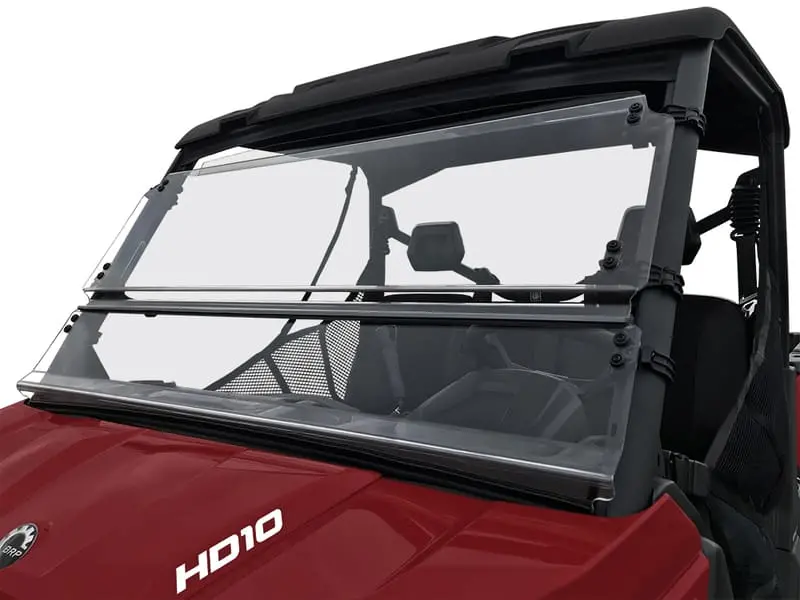 Spike '16+ Can-Am Defender Full Tilting Scratch Resistant Windshield 1