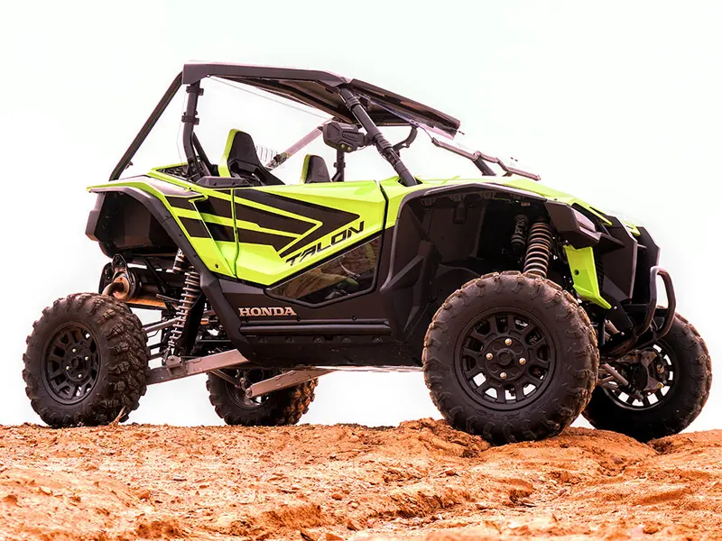 Spike '19-'25 Honda Talon Lower Front Door Inserts Dark Tinted 1