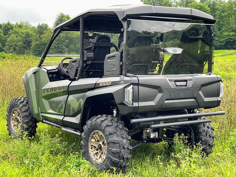 Spike '21+ Yamaha Wolverine X4 & Rmax 4 Rear Tinted Windshield - Gp 2