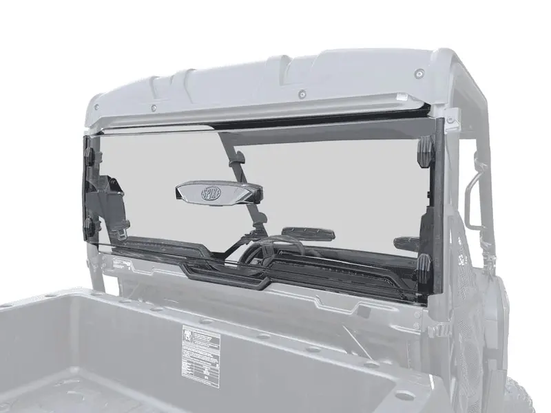 Spike '26+ Polaris Ranger 500 Tinted Rear Shield W/ Vent 1