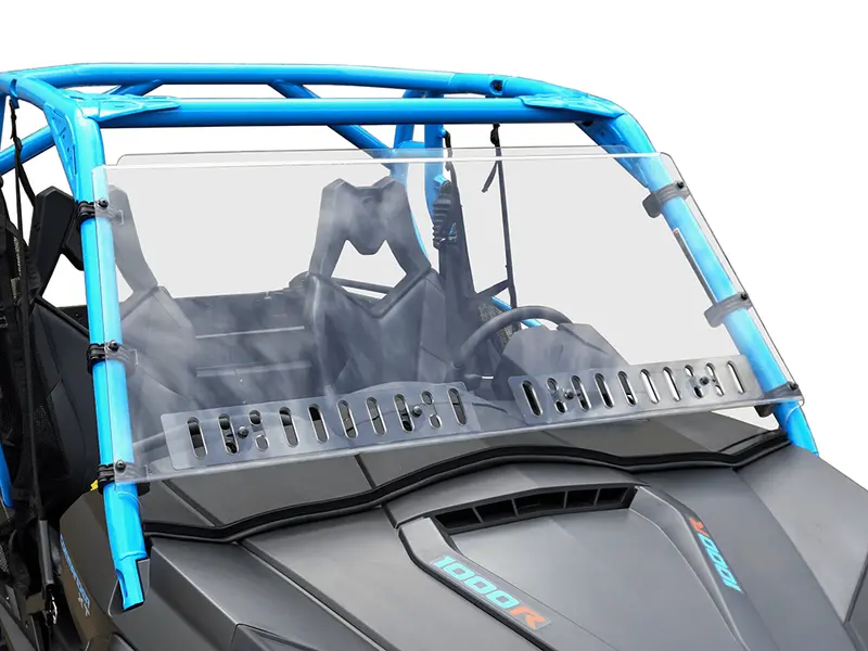 Spike Can Am Commander Full Windshield W/Dual Sliding Vents-Hard-Coated 1