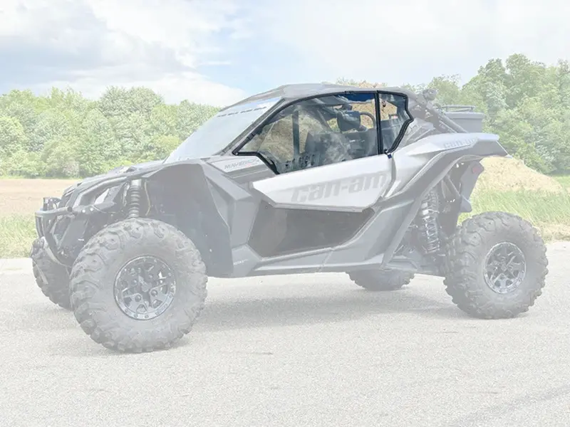 Spike Can Am Maverick X3 Venting Polycarbonate Upper Doors Kit 1