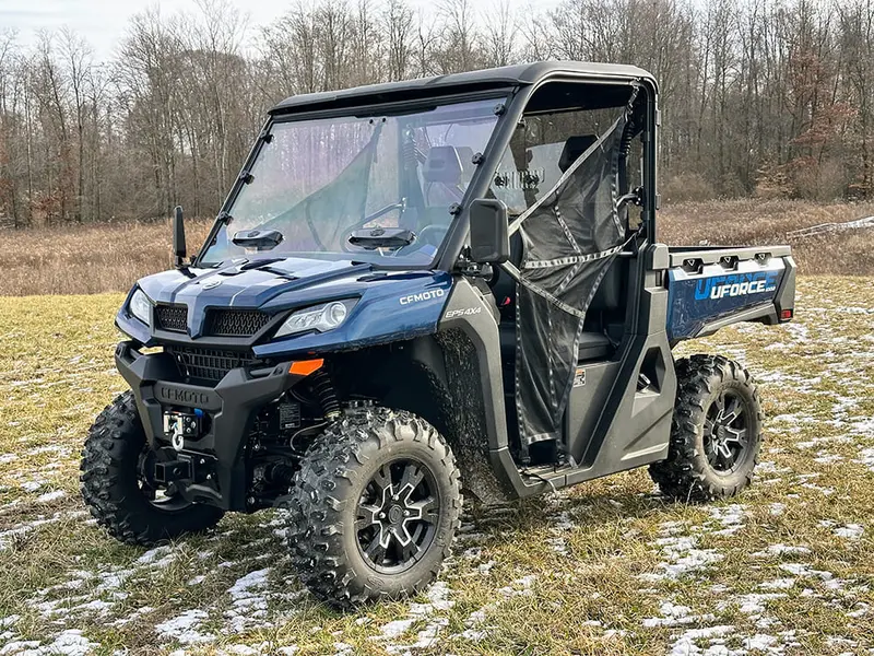 Spike Cf Moto U-Force 1000 Dual Vented Full Windshield - Hard Coated 1