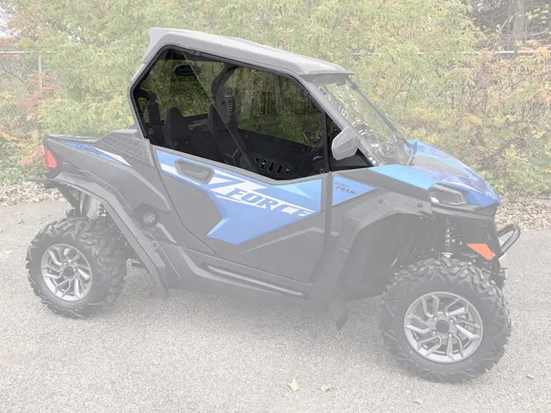 Spike Cf Moto Z-Force 800-950 Trail Vented Polycarbonate Upper Doors Kit - Tinted 1