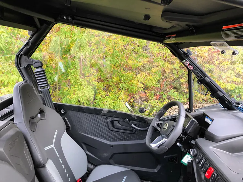 Spike Cf Moto Z-Force 800-950 Trail Vented Polycarbonate Upper Doors Kit - Tinted 2