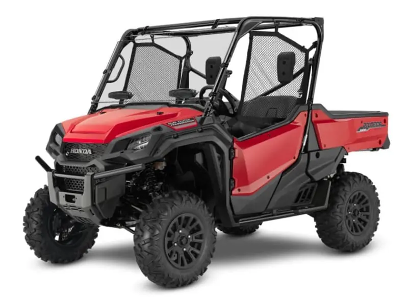 Spike Honda Pioneer 1000 Trr Windshield With Dual Comfort Flow Vents - Hard Coated 1