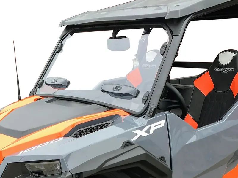 Spike Polaris General Trr Vented Windshield - Hard Coated 1