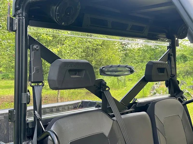 Spike Polaris Ranger 1000/Xp 1000/Kinetic Rear Vented Windshield - Hard Coated 2