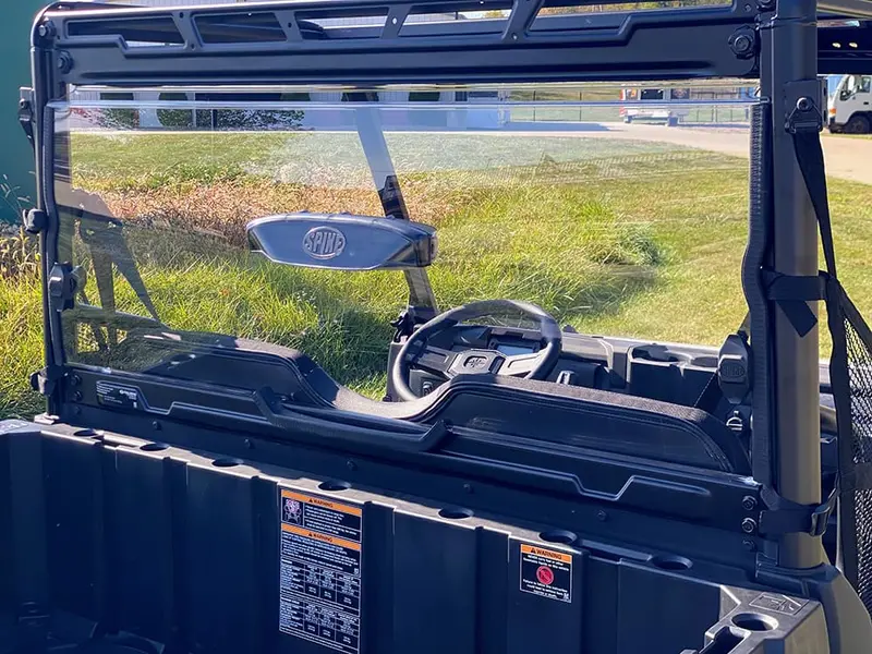 Spike Polaris Ranger Mid-Size Rear Vented Windshield 2