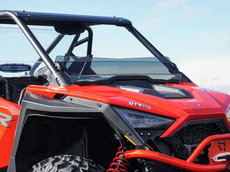 Spike Polaris Rzr Pro Xp Trr Tinted Short Windshield 1