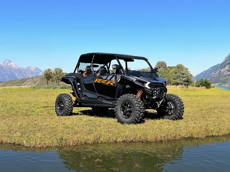 Spike Polaris Rzr Xp/Xp-4 1000 Tinted Short Windshield 1