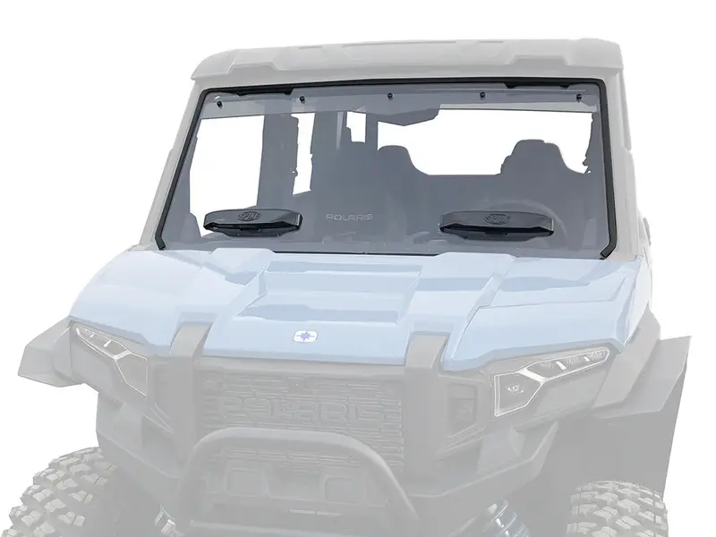 Spike Polaris Xpedition Hard Coated Full Windshield W/Comfort Flow Vents 1