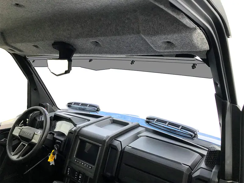 Spike Polaris Xpedition Hard Coated Full Windshield W/Comfort Flow Vents 2
