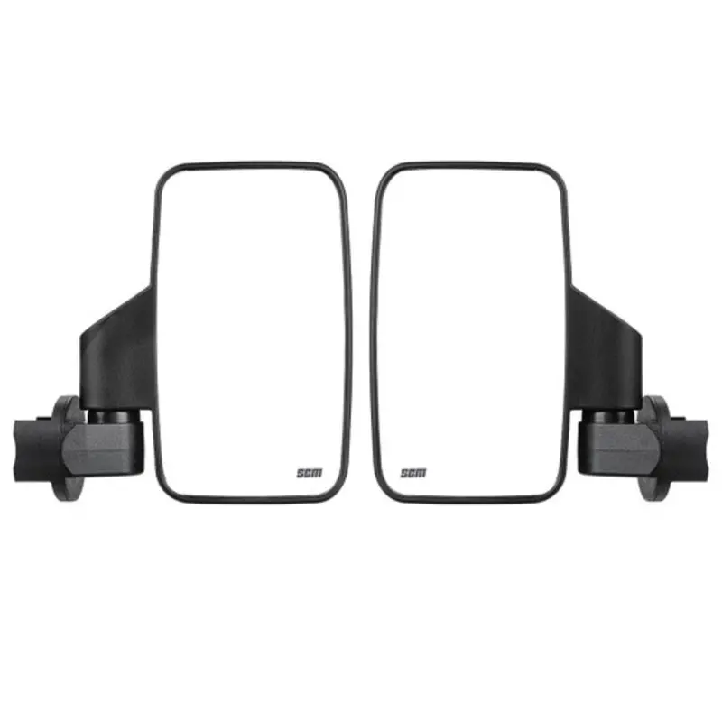 Spike Side View Mirrors 1.75"-2.00" Round Roll Cages - 1 Pair 1