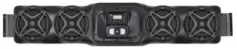 Ssv Works '10-'19 Can-Am Commander Big Red Bluetooth 4-Speaker Overhead Weather Proof Sound Bar 1