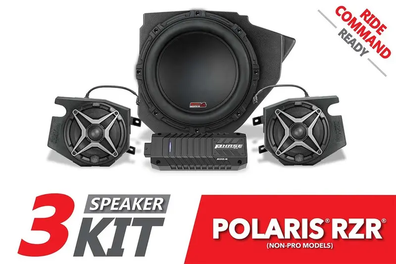 Ssv Works '14-'23 Polaris Rzr A-Spec 3-Speaker Plug-&-Play System For Ride Command 1