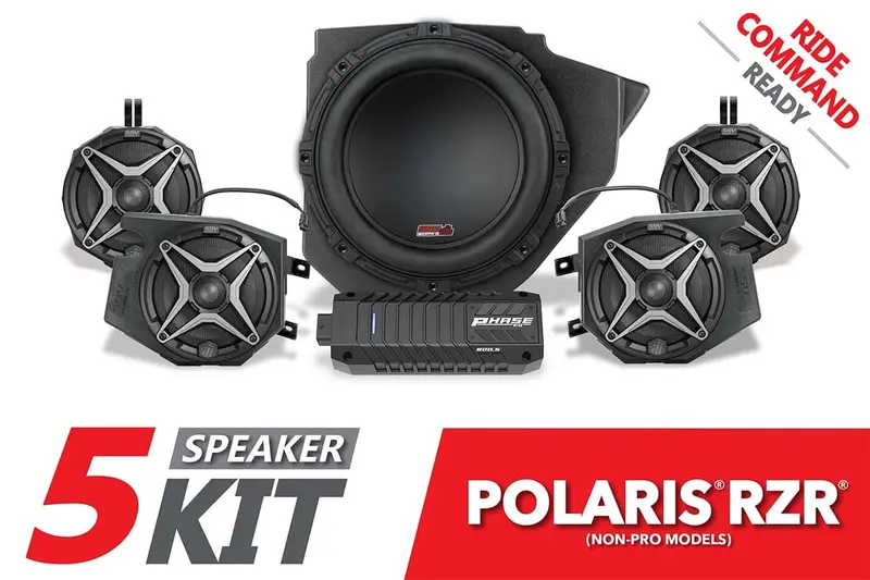 Ssv Works '14-'23 Polaris Rzr A-Spec Ssv 5-Speaker Plug-&-Play System For Ride Command 1
