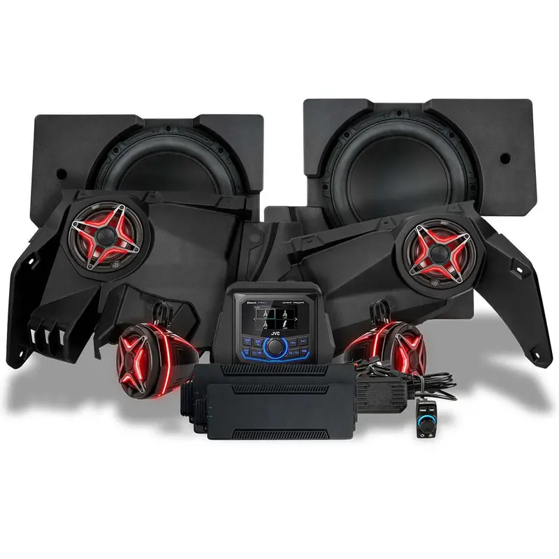 Ssv Works '17-'25 Can-Am Maverick X3, Phase-5 V-Spec 6-Speaker 1650Watt System With Jvc 1