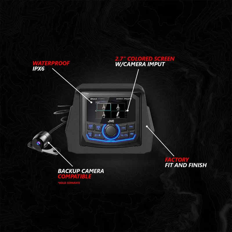 Ssv Works '17-'25 Can-Am X3 Phase-3 V-Spec 3-Speaker 1650Watt System With Jvc 2