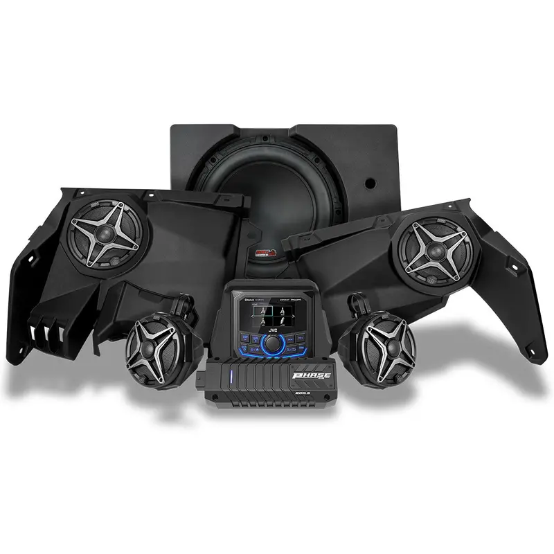 Ssv Works '17-'25 Can-Am X3 Phase-4 A-Spec 5-Speaker 800Watt System With Jvc 1