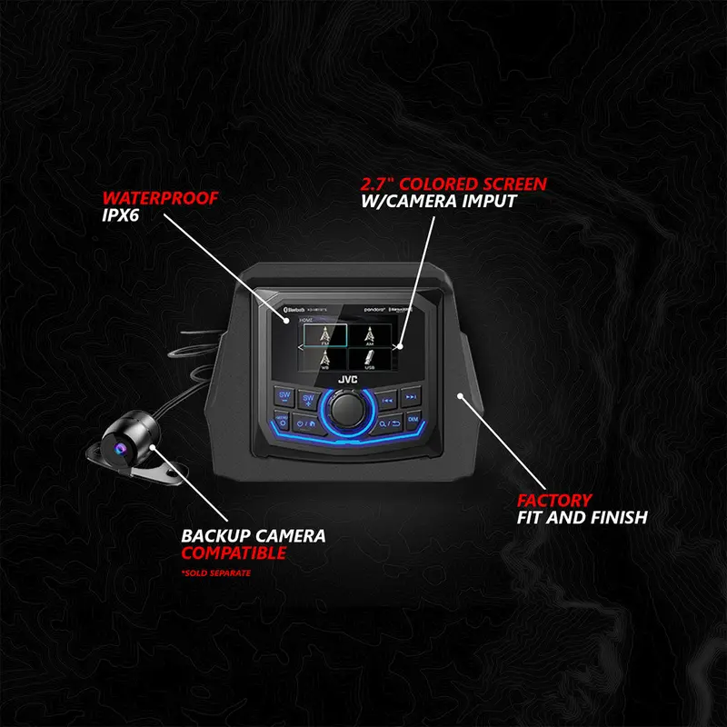 Ssv Works '17-'25 Can-Am X3 Phase-4 A-Spec 5-Speaker 800Watt System With Jvc 2