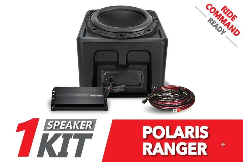Ssv Works '18-'24 Polaris Ranger Xp 1000 10" Subwoofer For Ride-Command 1