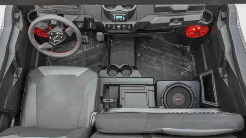 Ssv Works '18-'24 Polaris Ranger Xp 1000 Underseat 10" Subwoofer 2