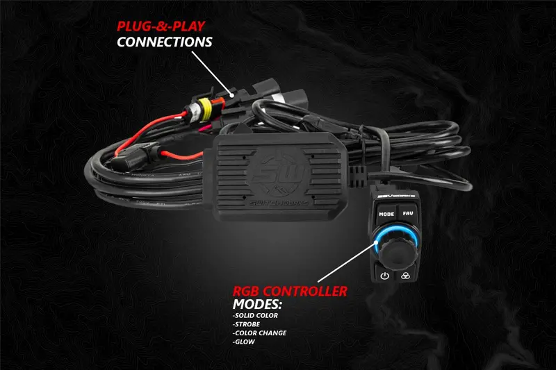 Ssv Works '18-'24 Polaris Ranger Xp 1000 V-Spec 3-Speaker Audio System For Ride Command 2