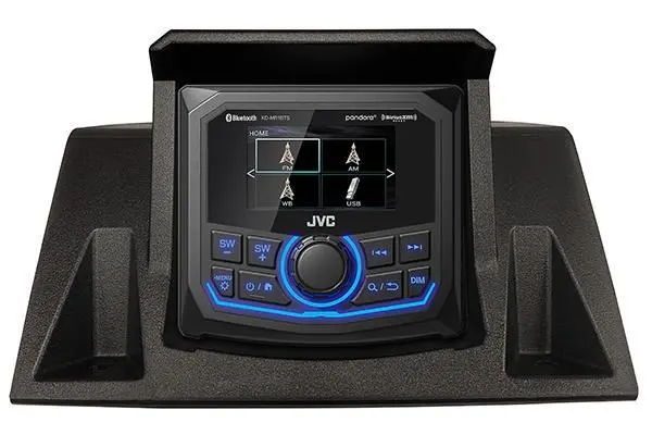 Ssv Works '18+ Polaris Ranger Jvc Mr3 Media Receiver Plug And Play Kit 1