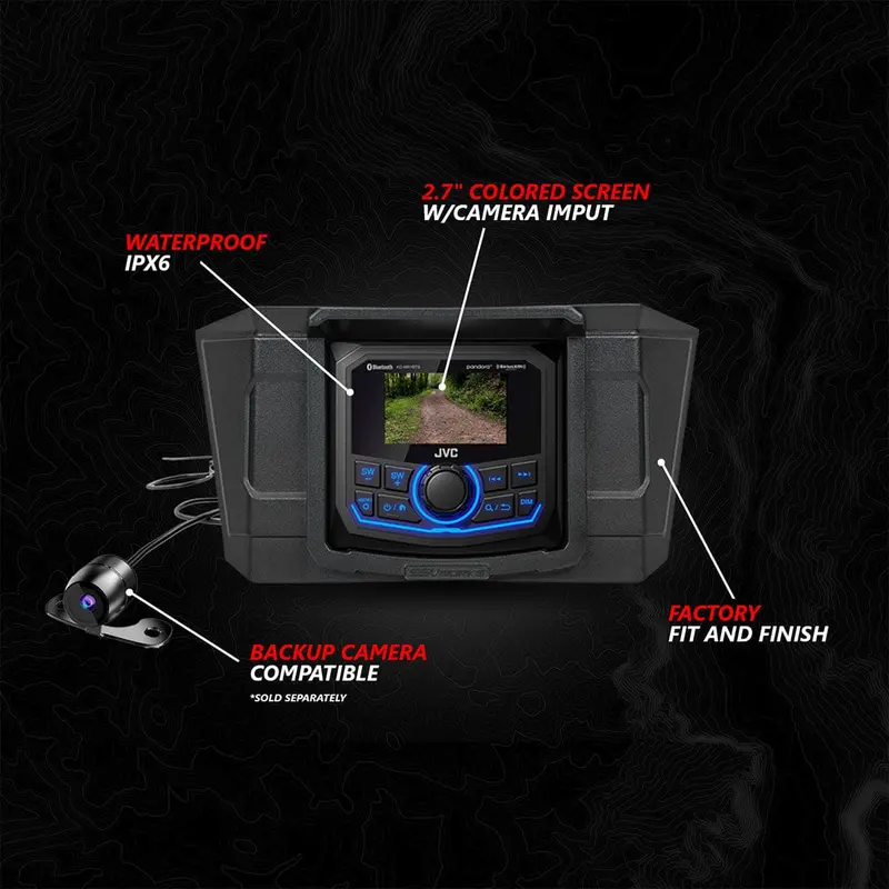 Ssv Works '20-'24 Polaris Rzr Pro Series Phase-1 A-Spec 2-Speaker 200 Watt System W/Jvc 2
