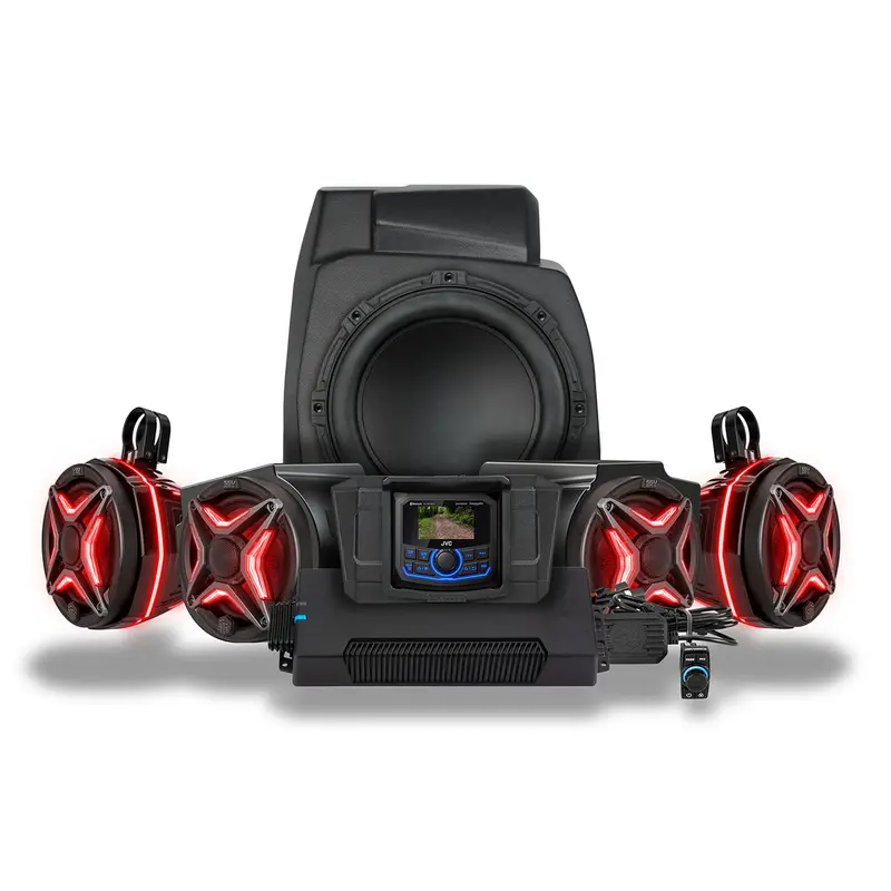 Ssv Works '20-'24 Polaris Rzr Pro Series Phase-5 V-Spec 5-Speaker 1400 Watt System W/Jvc 1