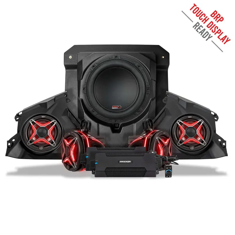 Ssv Works '24-'25 Can-Am Maverick R Phase-4 V-Spec 1650Watt 5-Speaker Stereo System 1