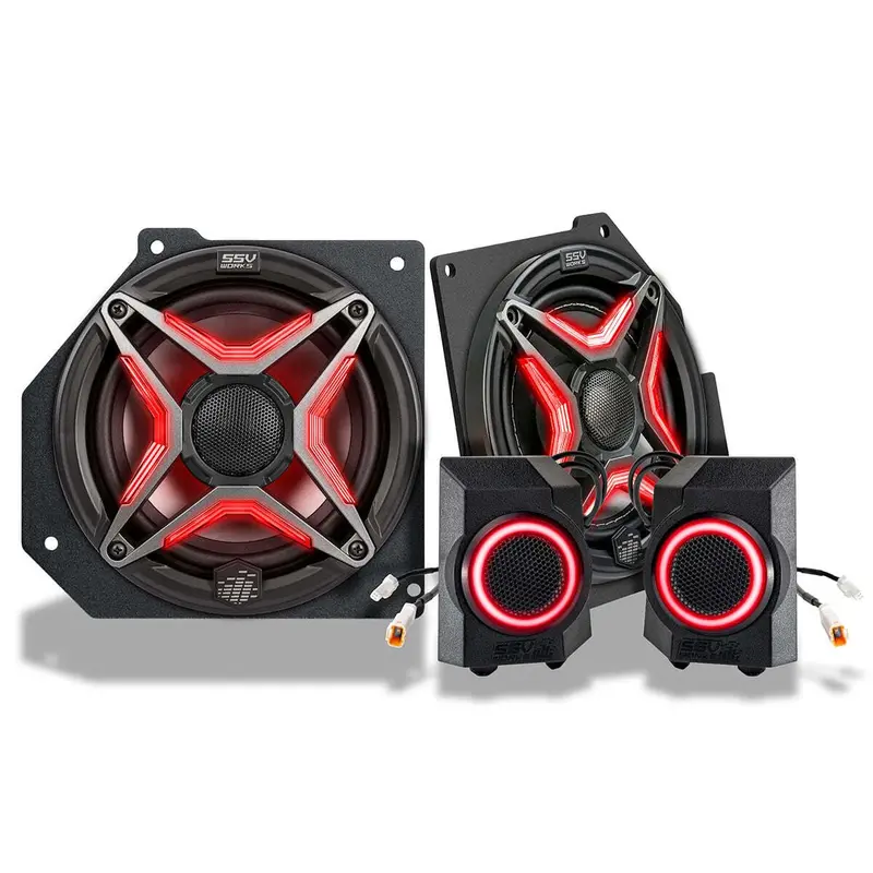 Ssv Works '24-'26 Polaris Xpedition Front 6.5" Speaker + 1" Tweeter Kit 1