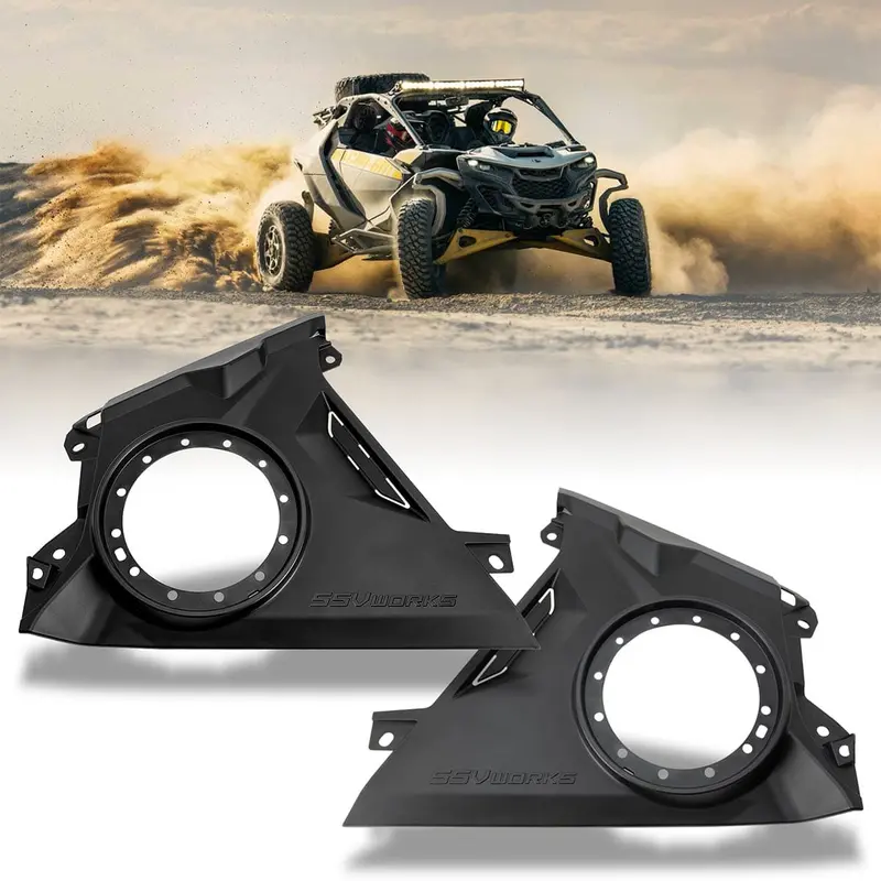 Ssv Works '24 Can-Am Maverick R Front-Dash 6.5" Speaker-Panels 1