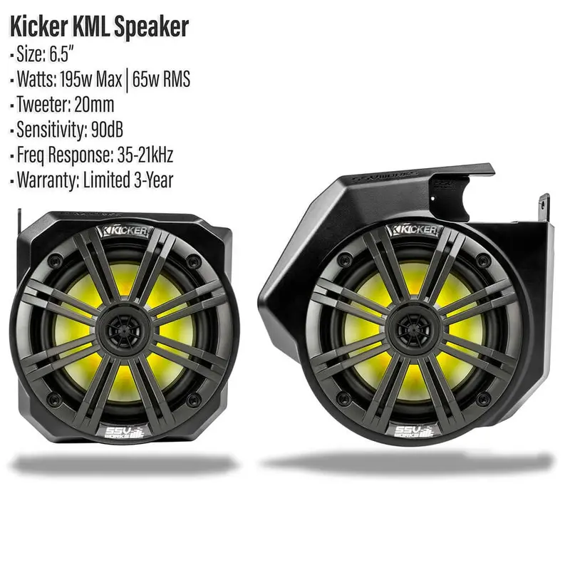 Ssv Works '25-'26 Polaris Rzr Pro R Front 6.5" Dash Speaker Pods 4
