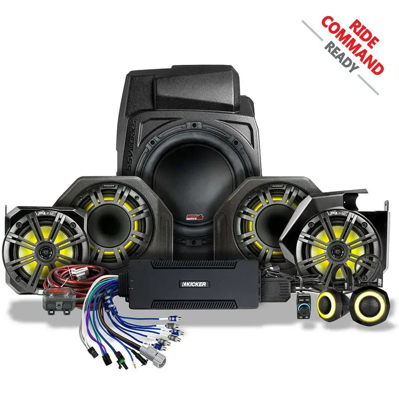 Ssv Works '25-'26 Polaris Rzr Pro R Phase-6 K-Spec 7 Ride Command Plug & Play Kit - 7-Speaker 1
