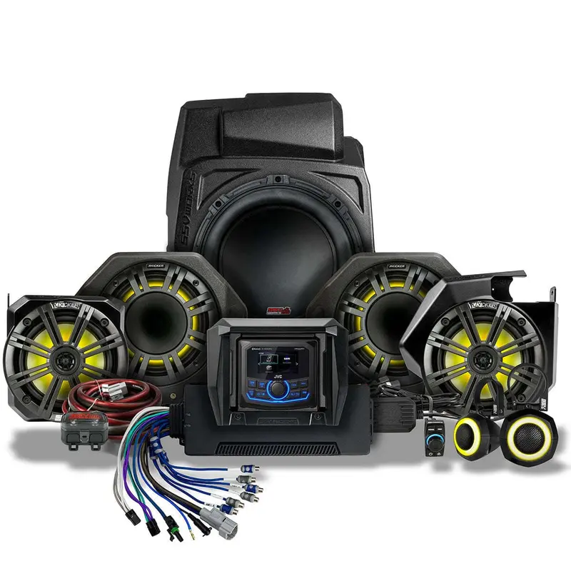 Ssv Works '25-'26 Polaris Rzr Pro R Phase-6 K-Spec Plug & Play Kit W/Jvc Radio - 7-Speaker 1