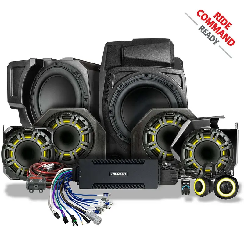 Ssv Works '25-'26 Polaris Rzr Pro R Phase-7 K-Spec Ride Command Plug & Play Kit - 7-Speaker 1